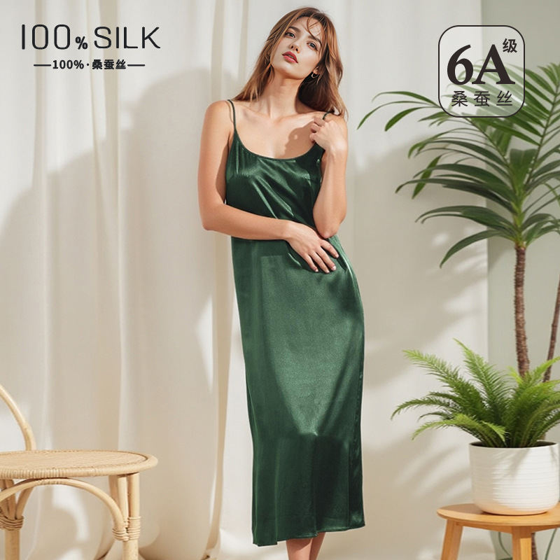 Robe Silk Women - Шелковое платье-комбинация из 100% тутового шелка,