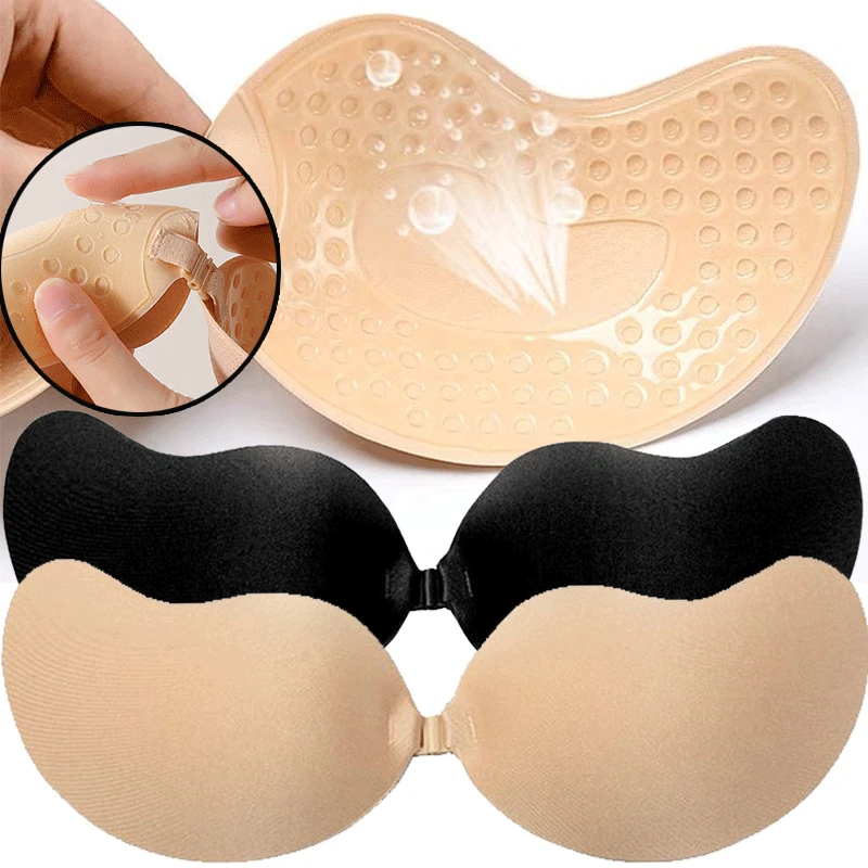 Push Up Bra Padded - Многоразовые самоклеящиеся накладки на соски (размеры