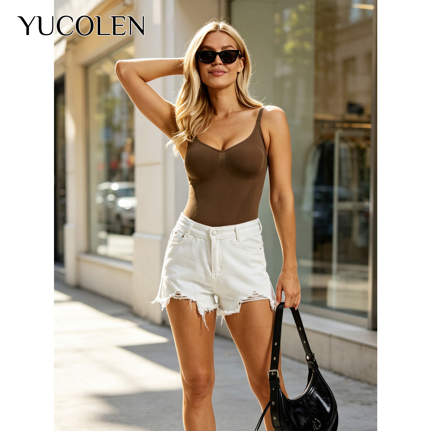 Женское боди YUCOLEN с U-образ – обзор и цена Shapewear Bodysuit Firm