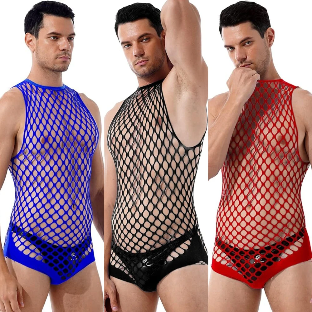 Чулки для геев, мужские фетиш- – обзор и цена Bodystocking Fishnet